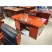 1.4米木皮办公桌